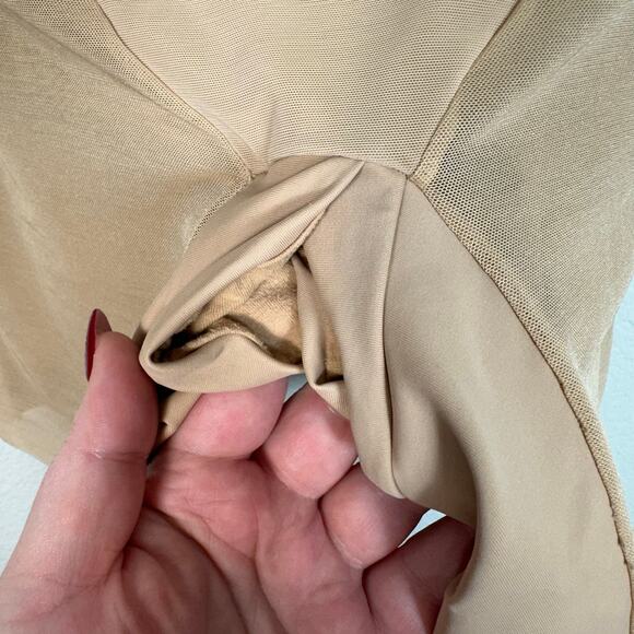 Honeylove Womens SuperPower Compress High Support Shapewear Short Sand Size XL - Picture 5 of 6